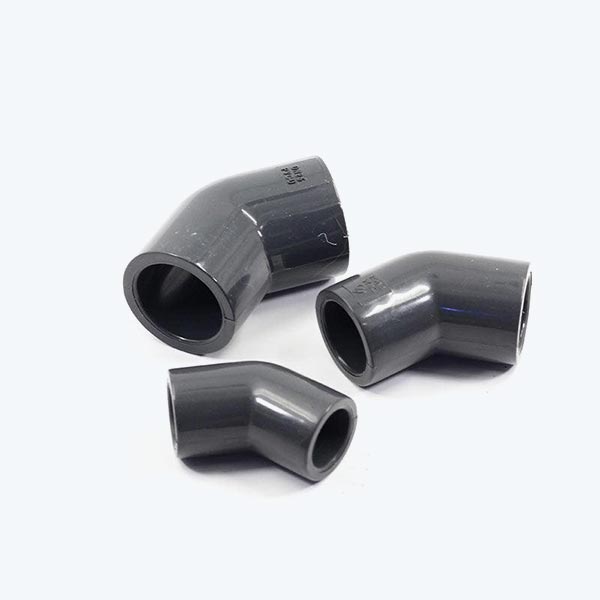45 Degree Elbow - UPVC Gray Pipe Fittings | FishyPH