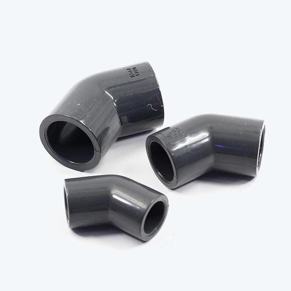 45 Degree Elbow - UPVC Gray Pipe Fittings | FishyPH
