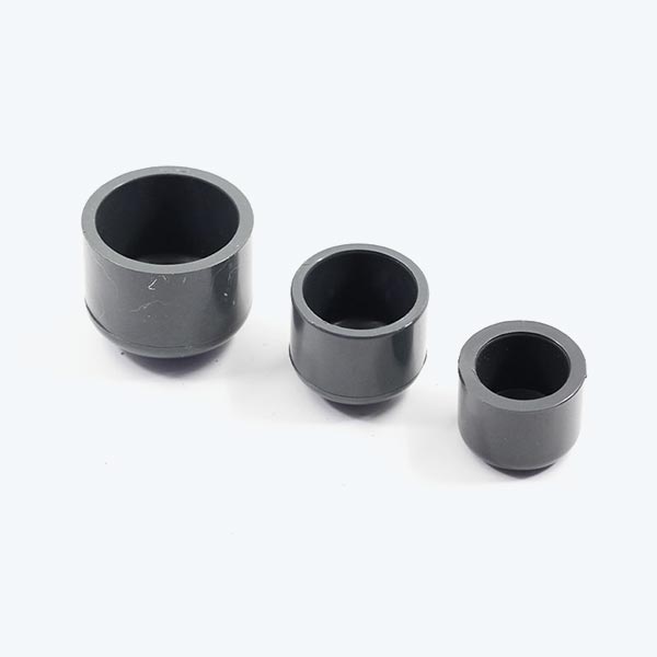 End Cap - UPVC Gray Pipe Fittings | FishyPH