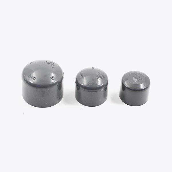 End Cap - UPVC Gray Pipe Fittings | FishyPH