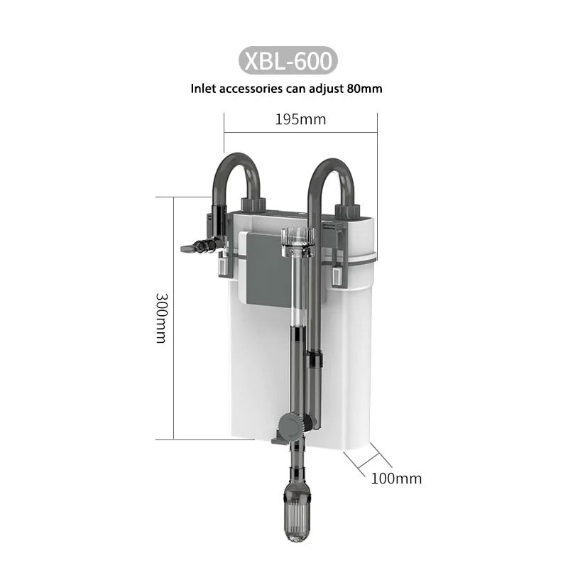 SunSun XBL-600 Hang-on Back Canister Filter